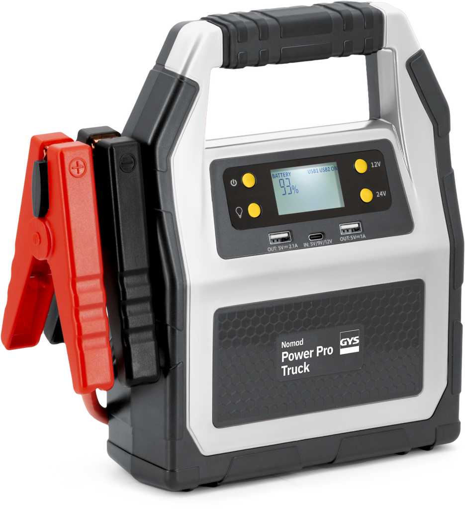 Lithium (Li-Ion) jump starter (booster) GYS NOMAD POWER PRO TRUCK 12/24V (091986, GYS)