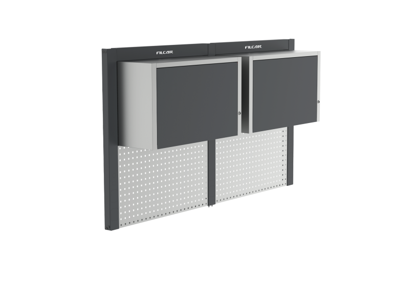 MONO vertical panel with double wall cabinet H1145, 2000 mm, Filcar (ELA-200-WF003, FILCAR)
