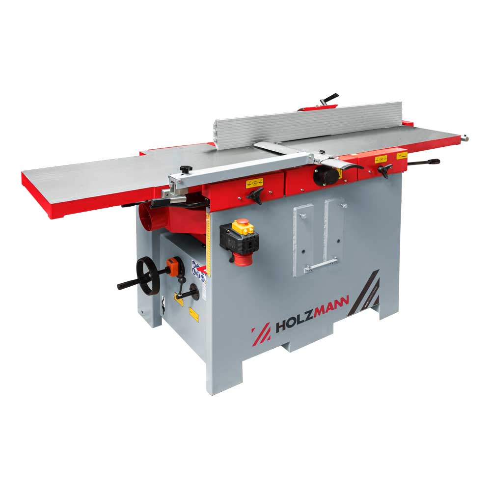 Combined planer and thicknesser with spiral cutterblock (HOB410PROSMW4_400V, HOLZMANN)