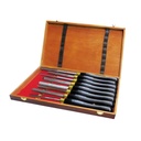 Wood turning chisel set 8 pcs, HSS (H8TLGN, HOLZMANN)