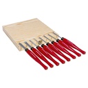 mirco chisel set 8pcs / HM (HM8TLG, HOLZMANN)