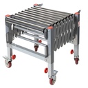 Flexible roller table 9 rollers / 130 kg (RB9A, HOLZMANN)