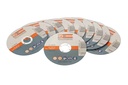 Cutting wheel 125x22.23x1 mm (10 pcs) (WS125TS, HOLZMANN)