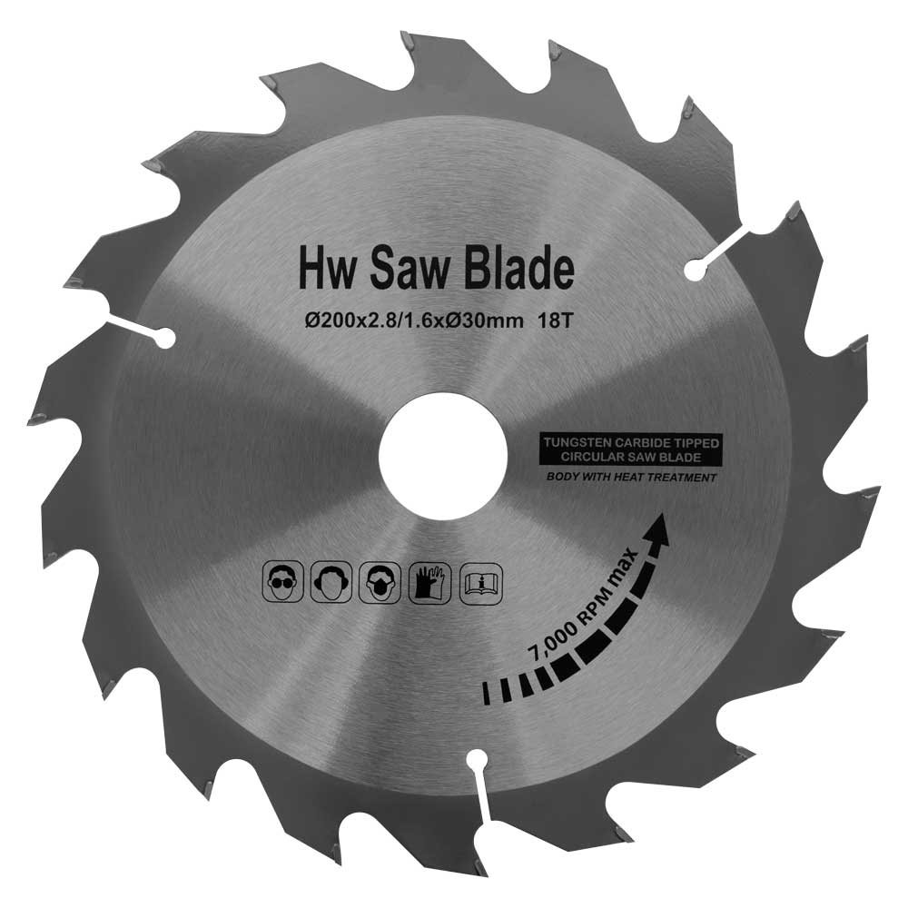 Kietmetalio pjūklo diskas 200x2,8/1,6x30xZ18 (KSB20028Z18, HOLZMANN)