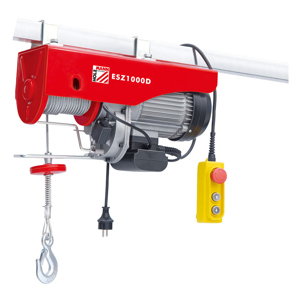Elektrinė trosinė kėlimo gervė 1000kg (ESZ1000D_230V, HOLZMANN)