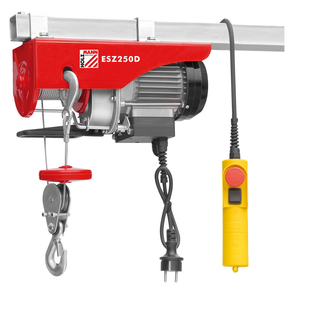 Elektrinė trosinė kėlimo gervė 250kg (ESZ250D_230V, HOLZMANN)