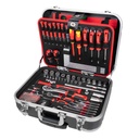 Tool case with trolley function and 167-piece tool set (WZK167PRO, HOLZMANN)