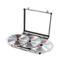 Kietmetalio pjūklo diskų komplektas aliumininiame dėkle Ø 254mm (KSB254SET, HOLZMANN)