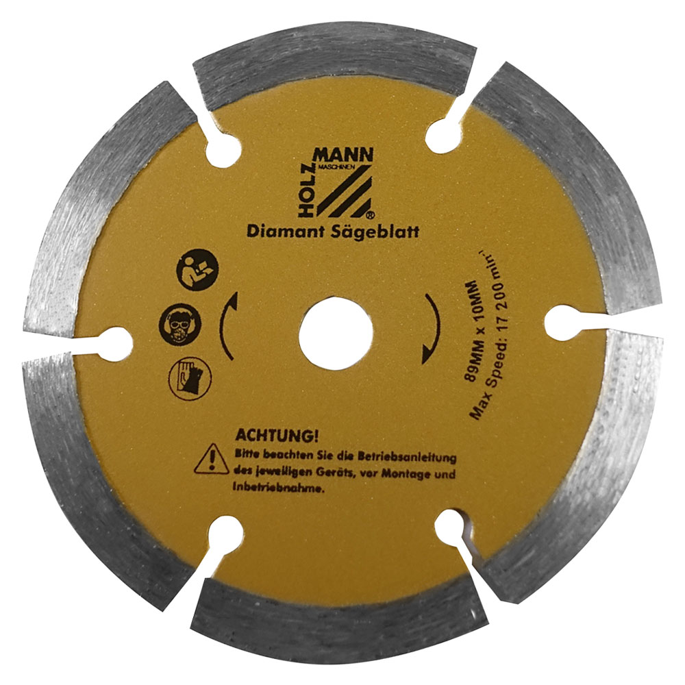 Deimantinis pjovimo diskas Ø 89mm (KSB8910DIAM/2, HOLZMANN)