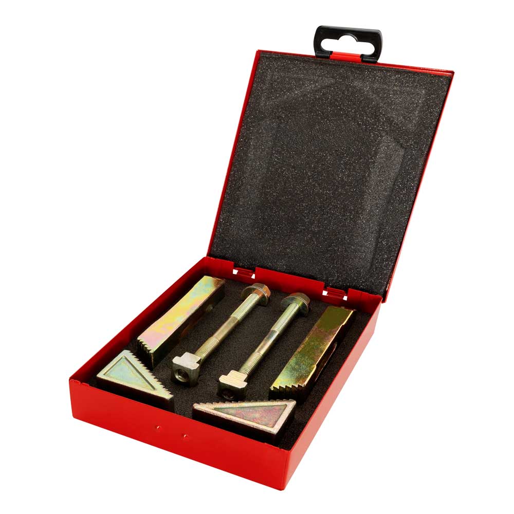 Universal clamping kit 6tlg. M8 (SWS6TLGM8, HOLZMANN)