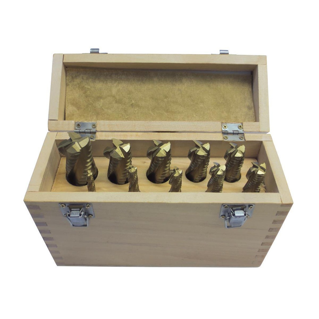 End mill with 4 cutter (FFS10, HOLZMANN)