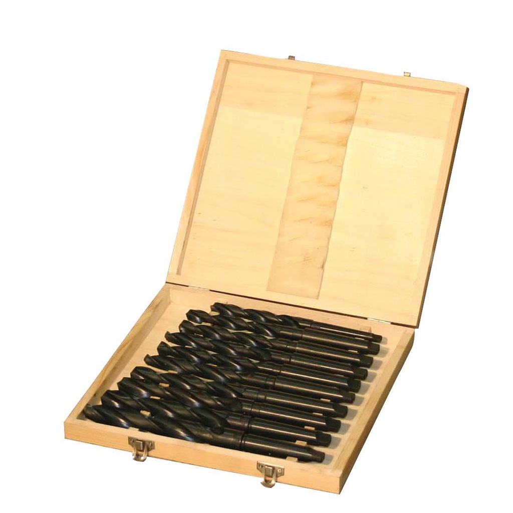 HSS drill set 14-23mm MT2/10pcs (SPSMK2, HOLZMANN)