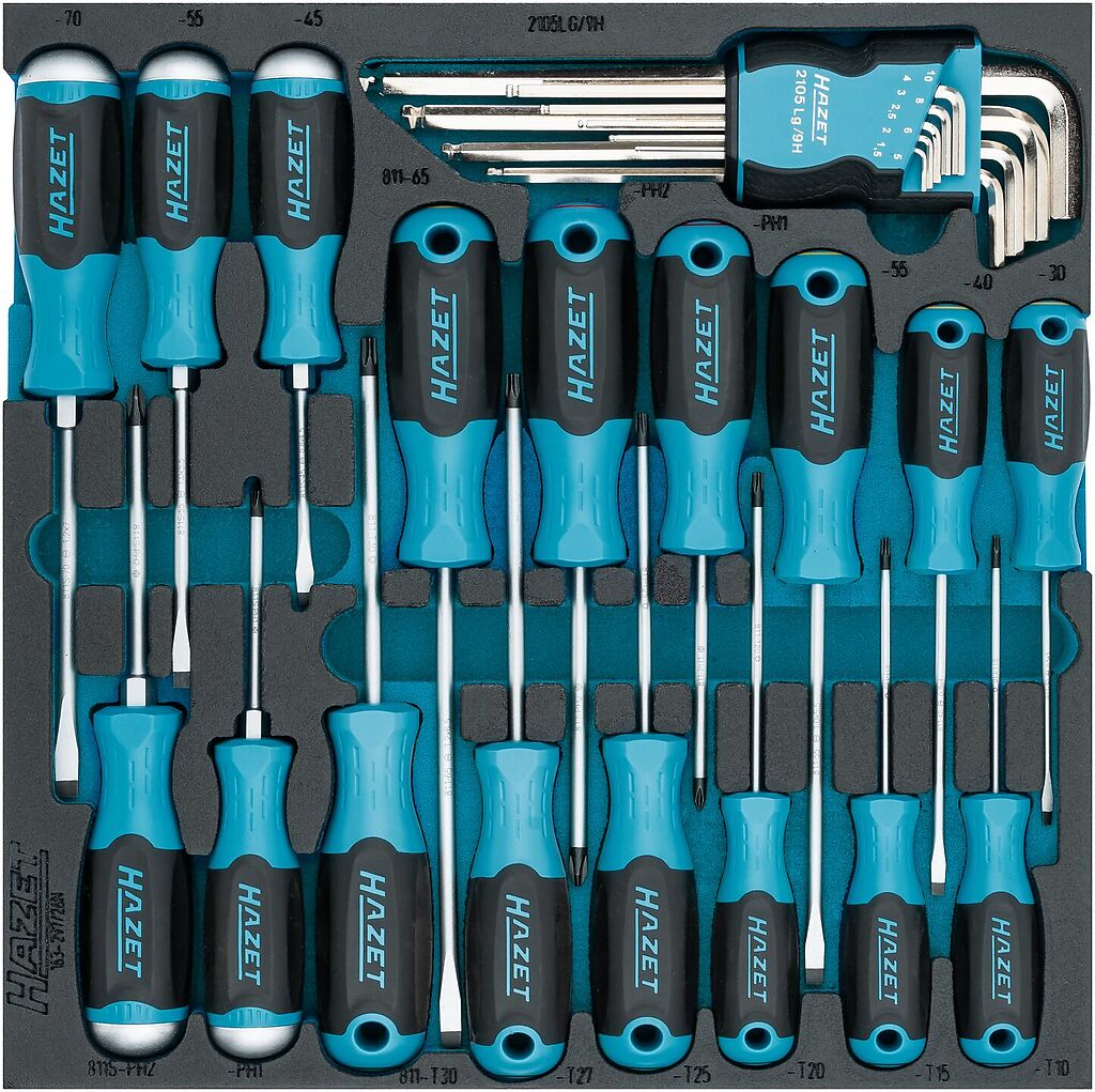 Screwdriver set (163-297/26N, HAZET)