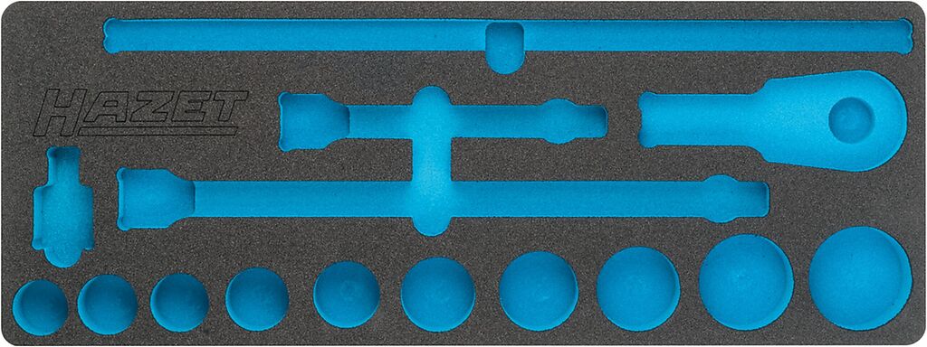 Two-component foam tool insert 575×215×53 mm (163-396L, HAZET)
