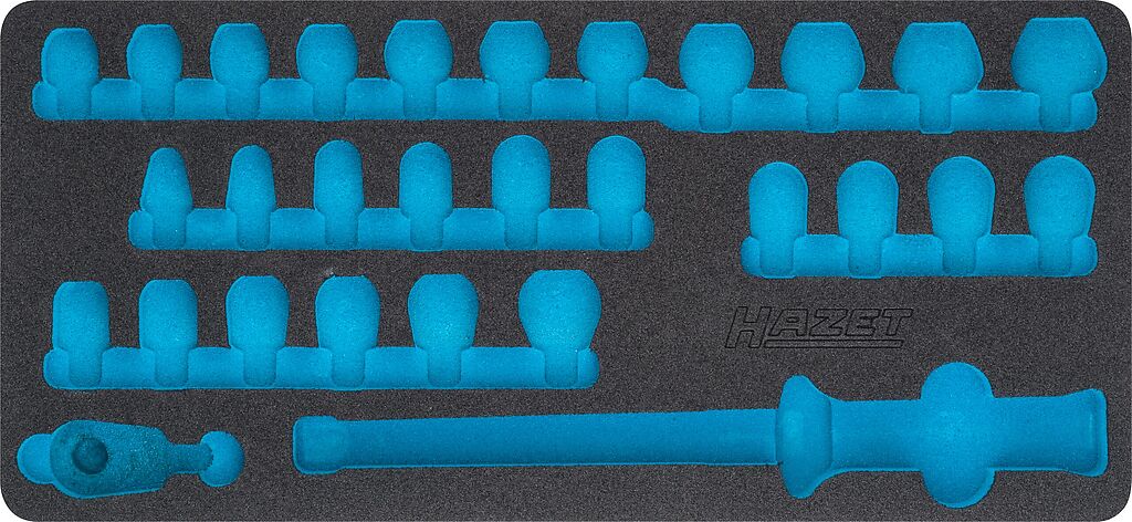 Two-component foam tool insert 433×202×35 mm (163-420L, HAZET)