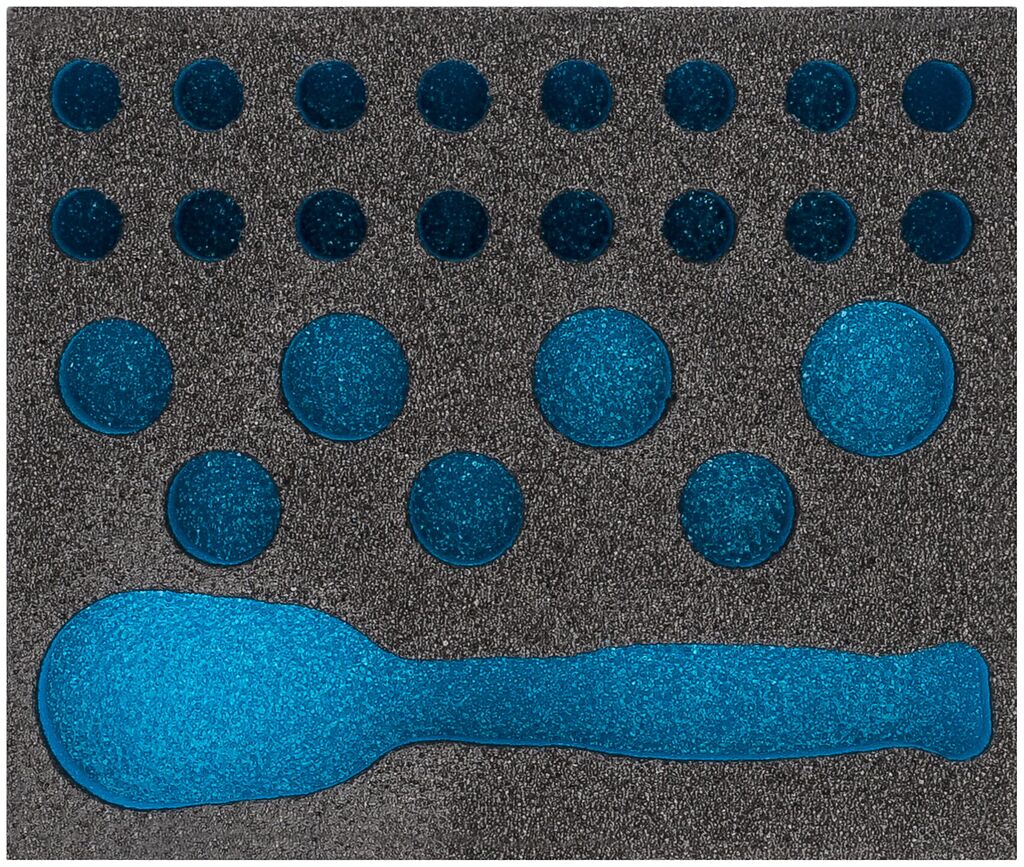 2-component soft foam insert 163-431L, HAZET
