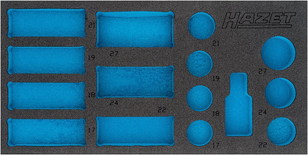 Two-component foam tool insert 345×177×38 mm (163-463L, HAZET)