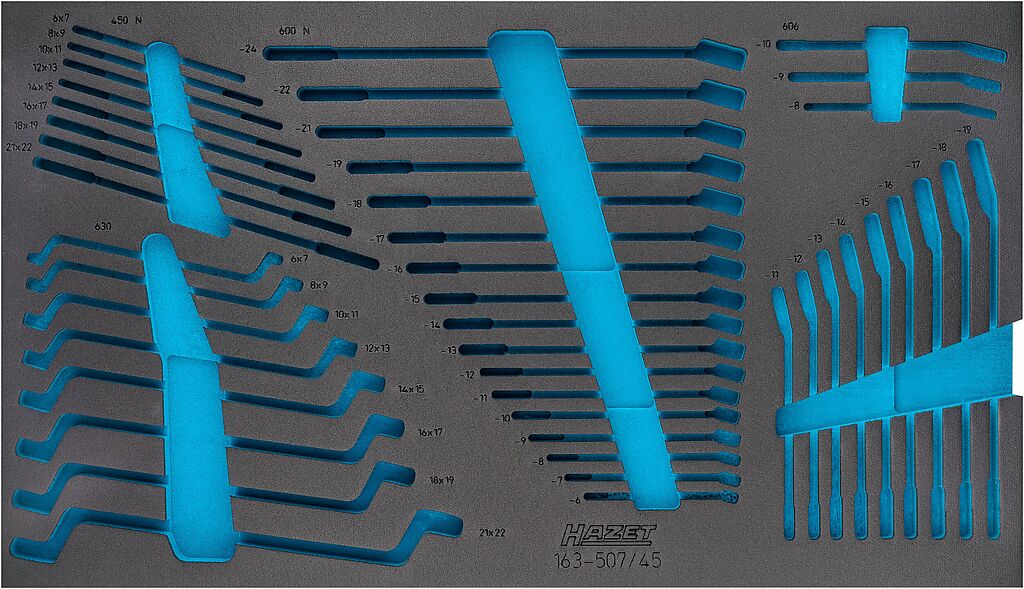 2-component soft foam insert 163-507L, HAZET