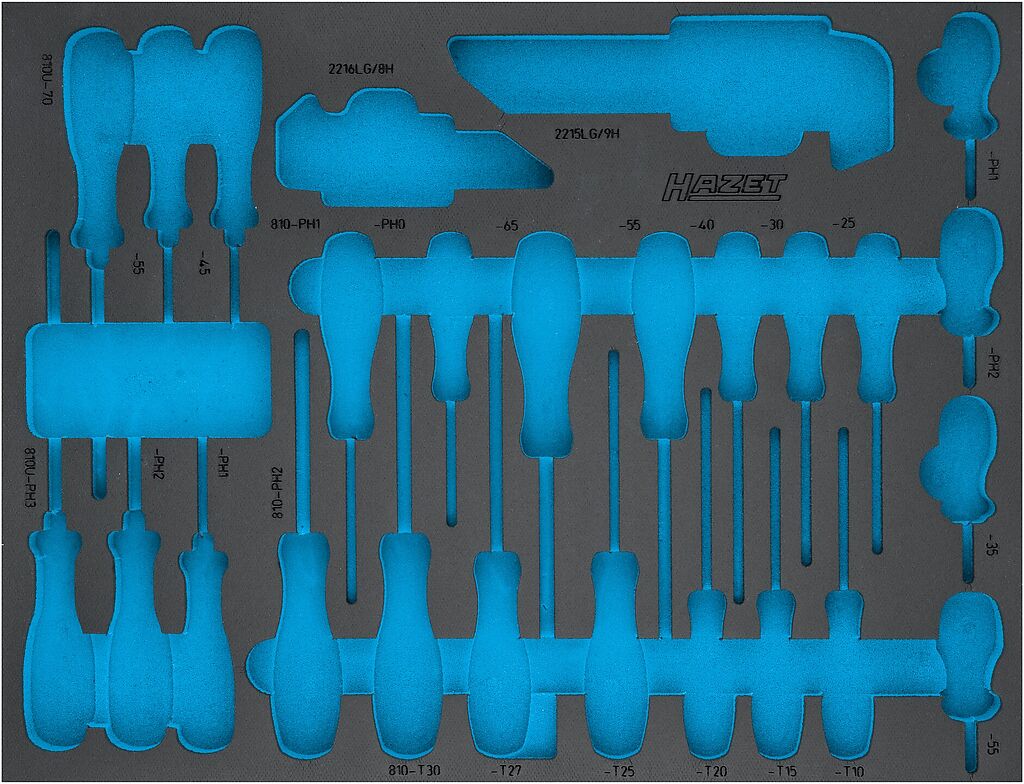 2-component soft foam insert 163-526L, HAZET