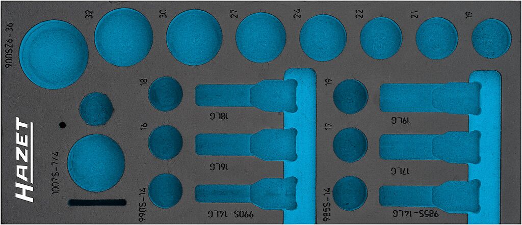 2-component soft foam insert 163-570L, HAZET