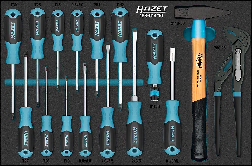 Tool set (163-614/16, HAZET)