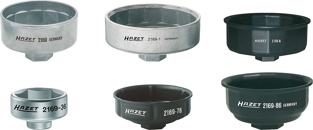 Oil filter wrench set 2169/6, HAZET