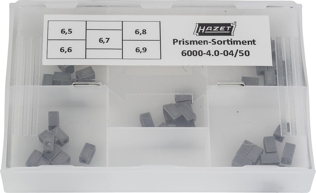 Prizmių rinkinys dinamometriniam raktui (6000-4.0-04/50, HAZET)