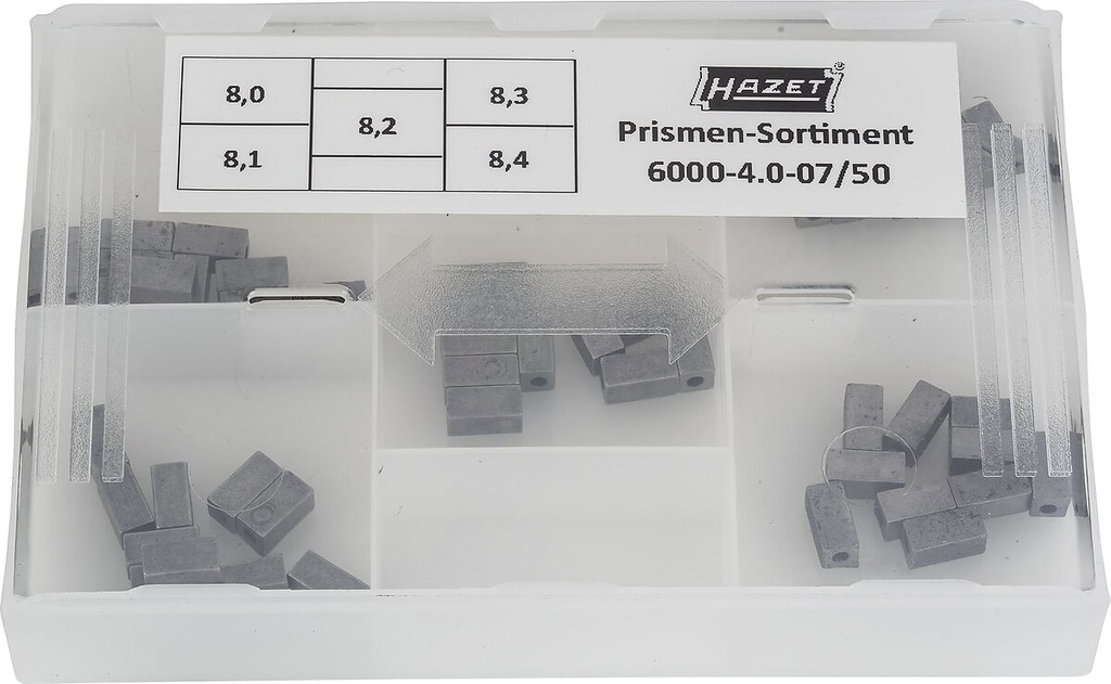 Prizmių rinkinys dinamometriniam raktui (6000-4.0-07/50, HAZET)