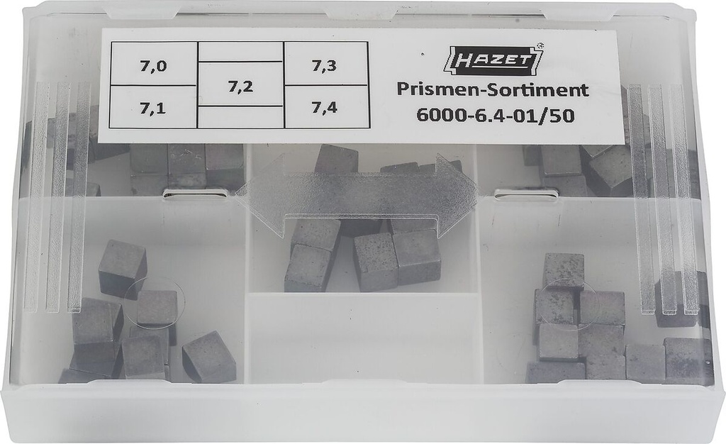 Prizmių rinkinys dinamometriniam raktui (6000-6.4-01/50, HAZET)