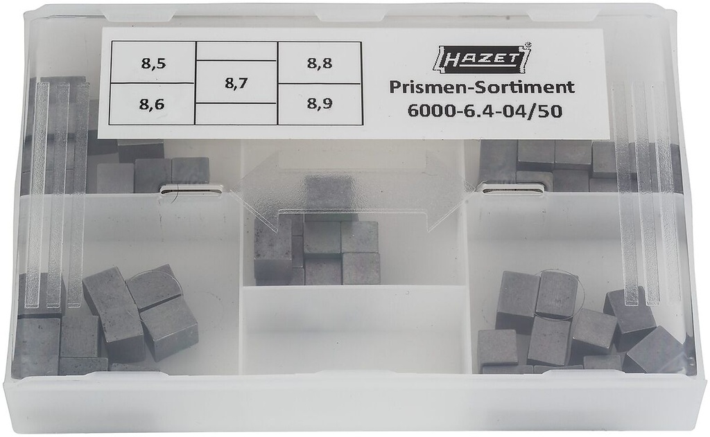 Prism set for torque wrench (6000-6.4-04/50, HAZET)