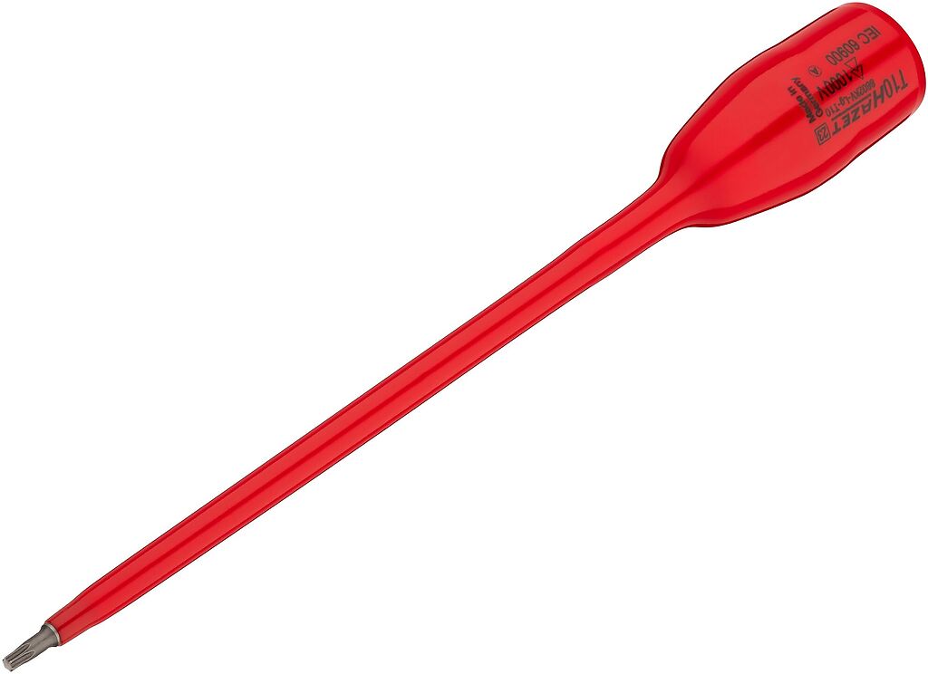 Izoliuota ilga galvutė su TORX antgaliu T10, 1000 V (8802KV-LG-T10, HAZET)