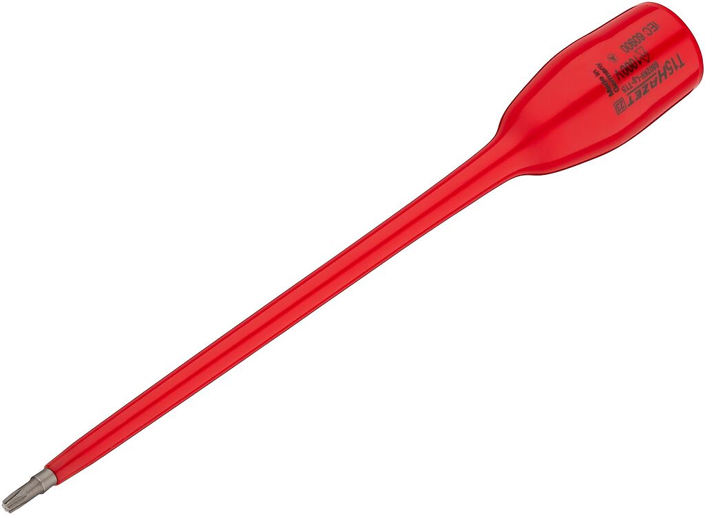 Insulated long TORX bit socket T15, 1000 V (8802KV-LG-T15, HAZET)