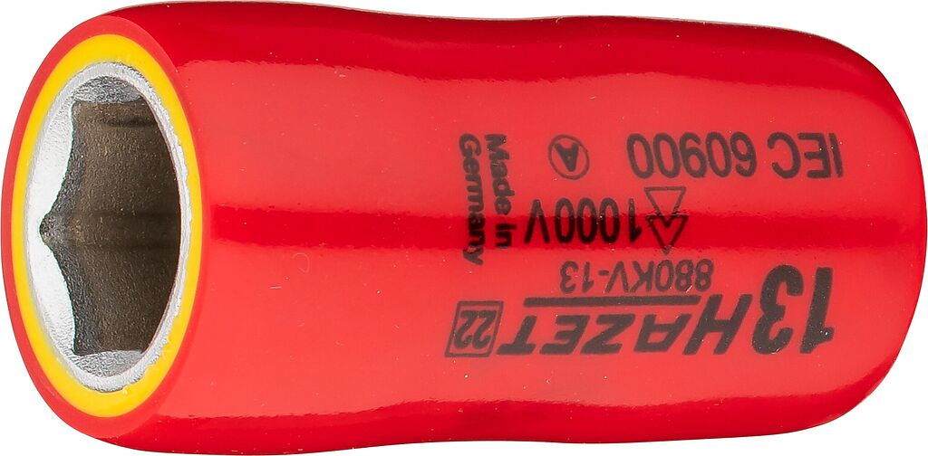 Socket, hexagon, 13 mm, with protective insulation (880KV-13, HAZET)
