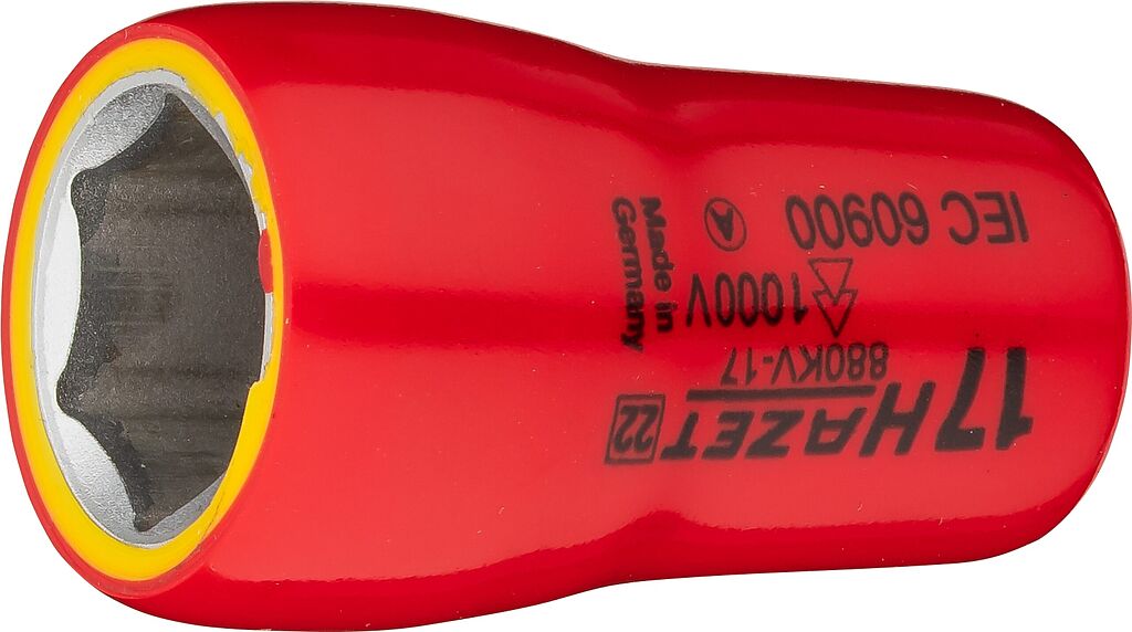 Socket, hexagon, 17 mm, with protective insulation (880KV-17, HAZET)