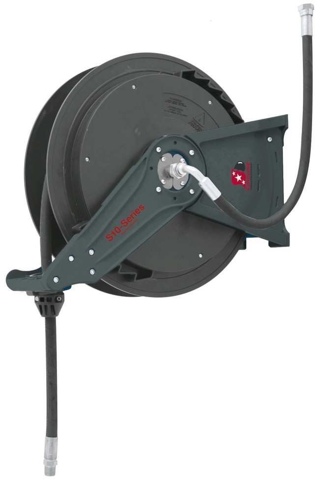 S10 Hose Reel Air, Water  - 10mx3/8" (37866, EUROLUBE)