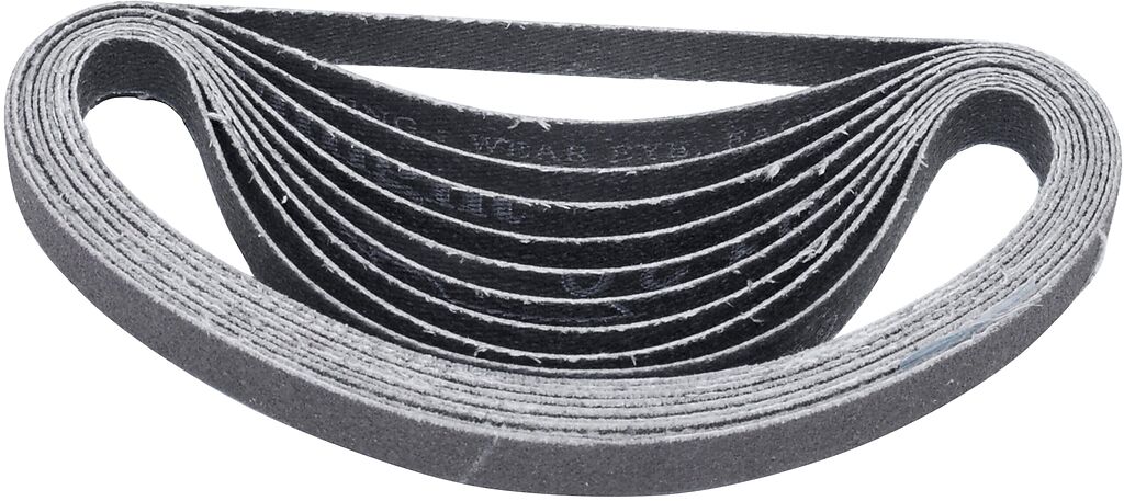Sanding belt set (9033-4120/10, HAZET)