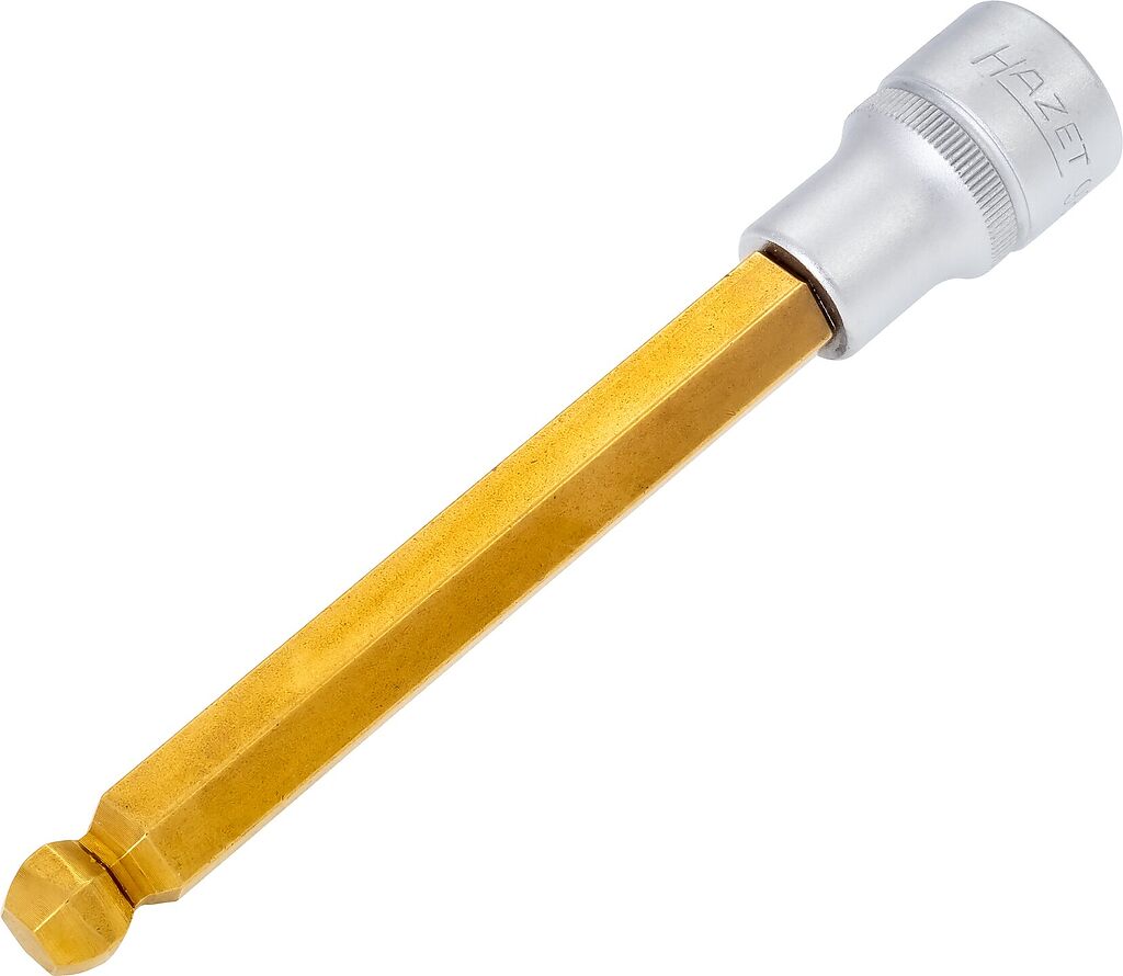 Ball-end hex bit socket 12 mm (986KK-12, HAZET)