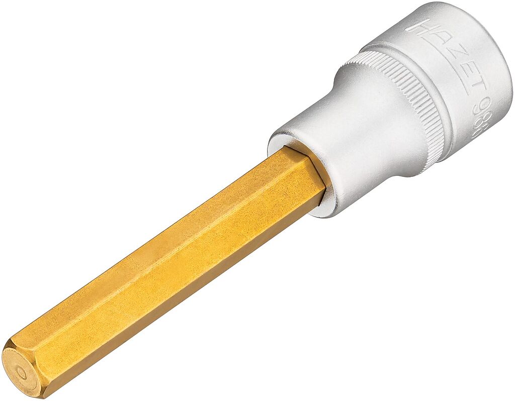 Ilga galvutė su šešiabriauniu antgaliu 10 mm (986L-10, HAZET)