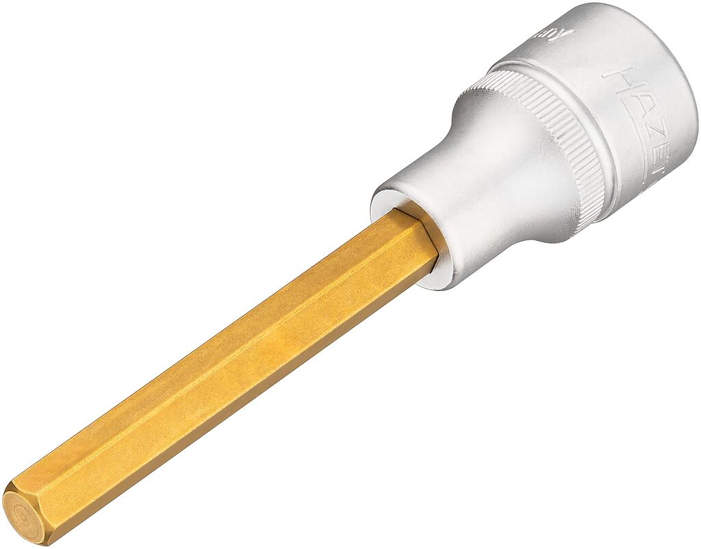 Hex bit socket 8 mm, 1/2 in. drive, long (986L-8, HAZET)
