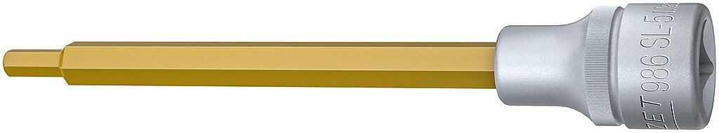 Hex bit socket 5 mm, 1/2 in. drive, extra long (986SL-5, HAZET)