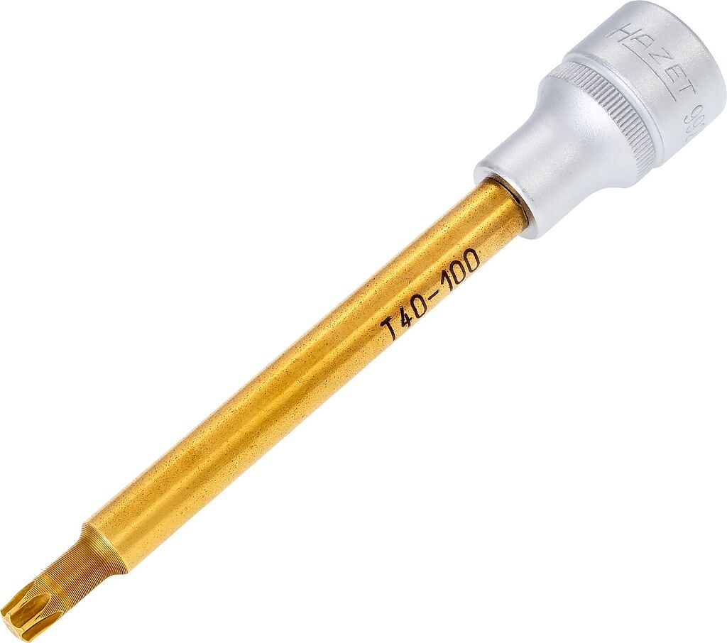 Extra-long TORX screwdriver socket T40, 1/2 in. drive (992SLG-T40, HAZET)