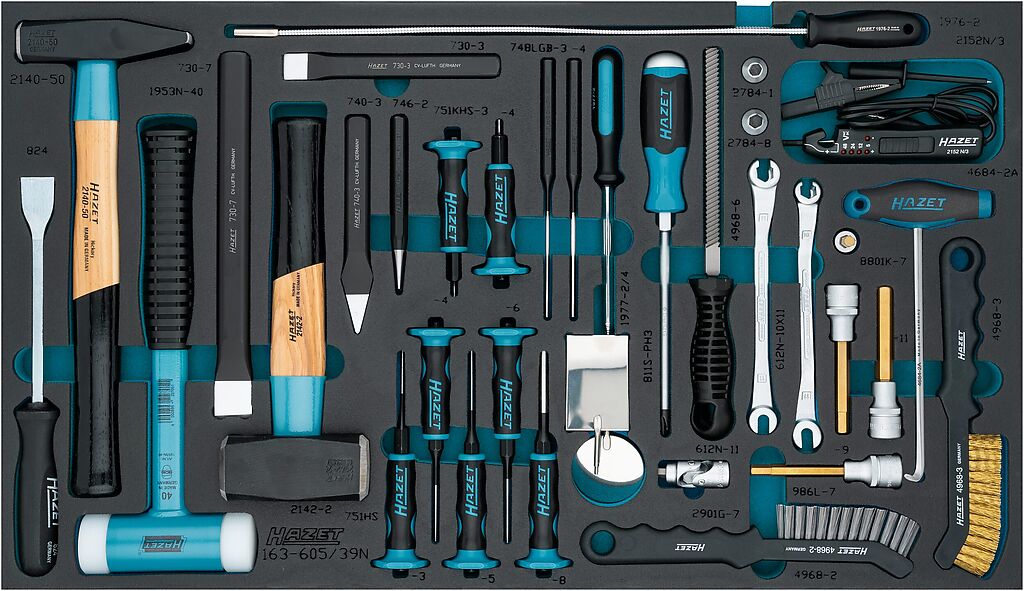 Tool assortment 163-605/39N, HAZET