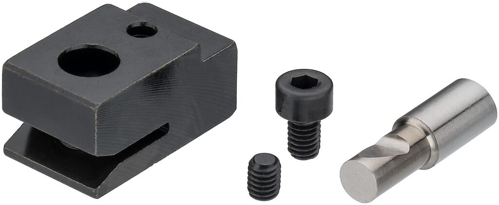 Punch and Die Plate Set 7 mm for 1964-70 Hole Punch Pliers (1964-070, HAZET)