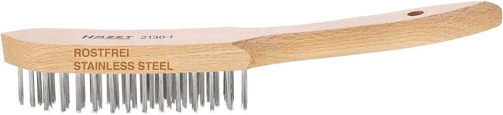 Wire brush, 3 rows (2130-1, HAZET)