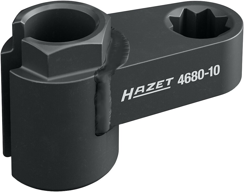 Galvutė išmetimo zondui 1/2", su išoriniu šešiakampiu profiliu, dydis 20 mm, ilgis 66 mm 4680-10, HAZET