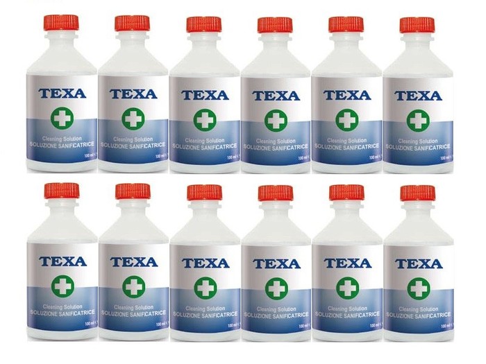 12 bottles of TEXA cleaning solution