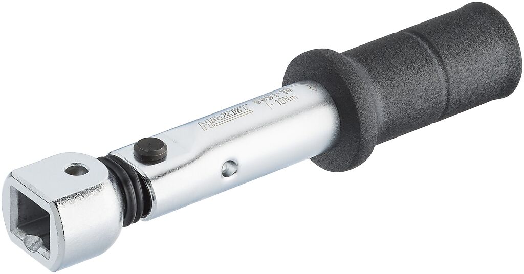 Dinamometrinis raktas 1–10 Nm, 9x12 mm įstatomas kvadratas (6391-10, HAZET)