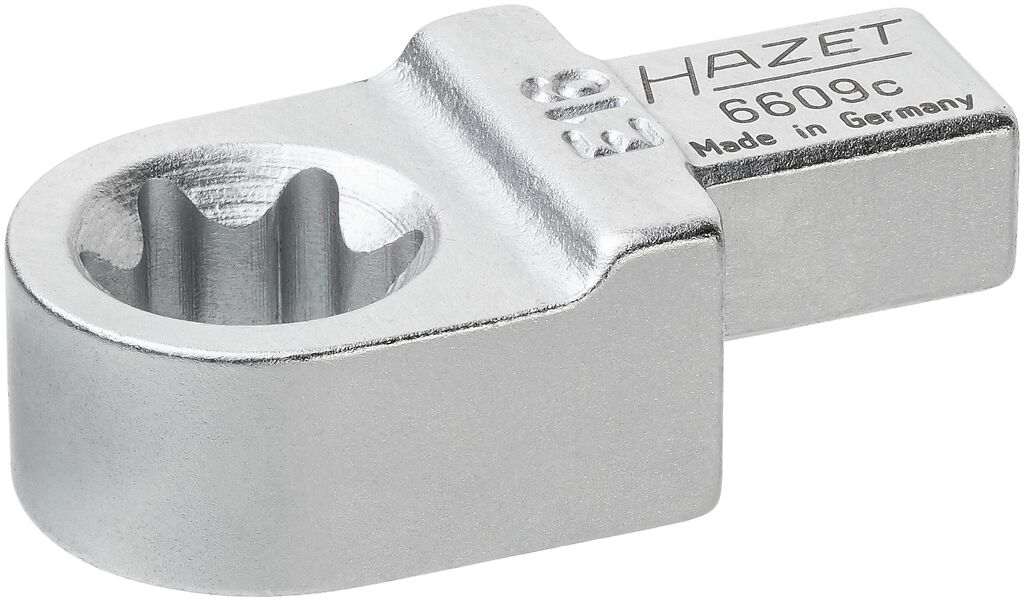 Įstatomas kilpinis TORX veržliarakčio įdėklas E16 (6609C-E16, HAZET)