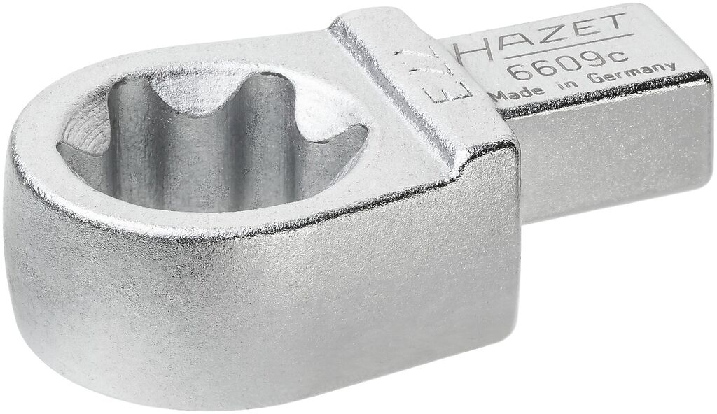 Įstatomas kilpinis TORX veržliarakčio įdėklas E22 (6609C-E22, HAZET)