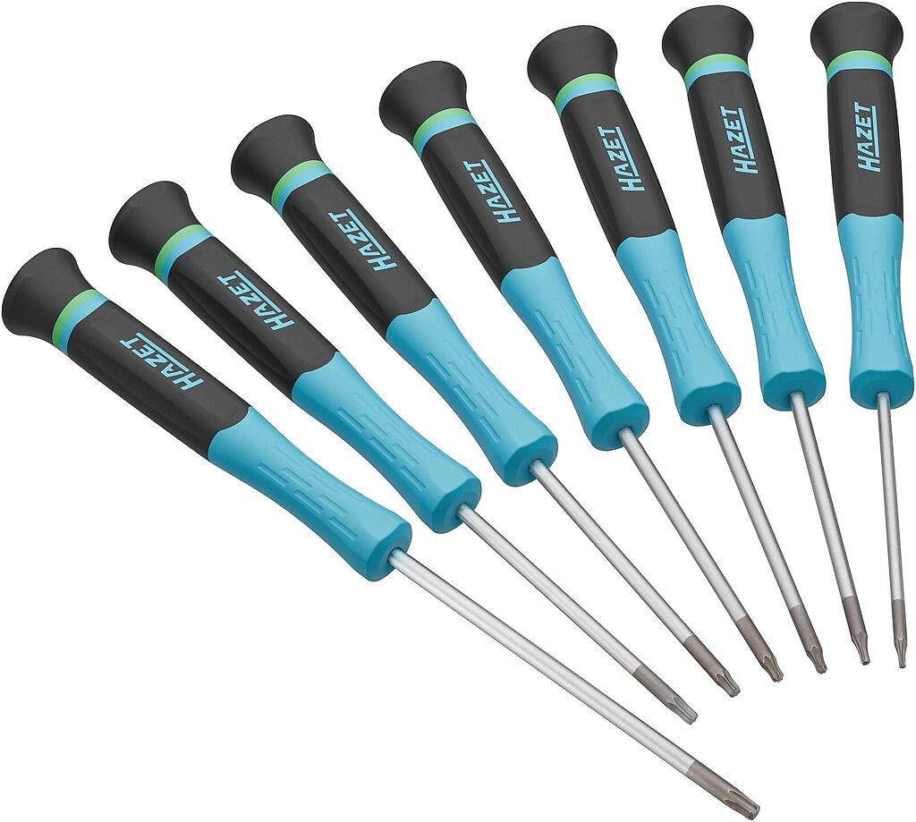 Electronic (precision) screwdriver set, 7 pcs – Torx (811EL-T/7, HAZET)